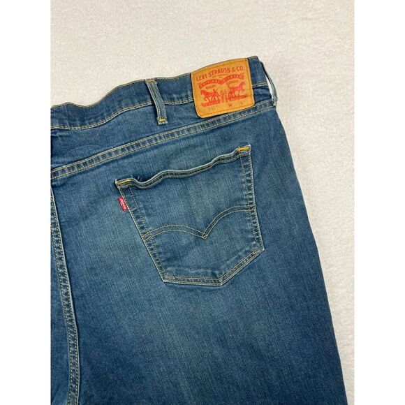 Levi's Jeans Size 52x29 Regular Straight Leg Athletic Fit 541 Blue Stretch Denim - Picture 8 of 14